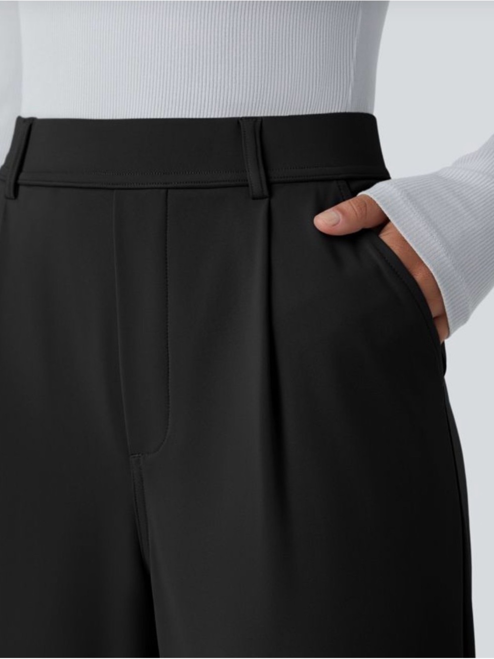 Halara Flex DayStretch High Waisted Pocket Work Flare Pants - Picture 4 of 9